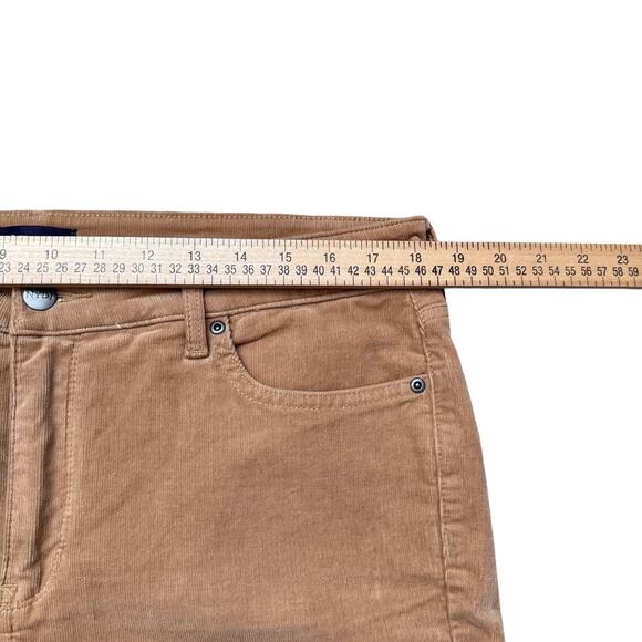 NYDJ Marilyn Straight Corduroy Pants Size 12 Tan Light Brown - Picture 9 of 11